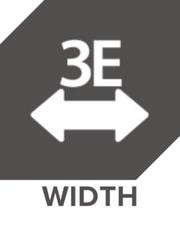 3E WIDTH